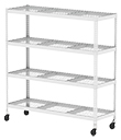 Horticultural Cloning Cart - 4 levels, 72"W x 24"D x 72"H