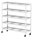 Horticultural Cloning Cart - 5 levels, 72"W x 24"D x 72"H