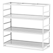 Horticultural Shelving with Corner Drain - 3 levels, 96"W x 36"D x 96"H