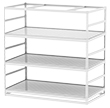 Horticultural Shelving with Corner Drain - 3 levels, 96"W x 48"D x 96"H