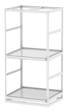 Horticultural Shelving with Trough Shelf - 2 levels, 48"W x 36"D x 96"H