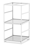 Horticultural Shelving with Trough Shelf - 2 levels, 48"W x 48"D x 96"H