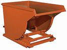Self-Dumping Hopper: Formed Base, 1/8 Yard Volume Cap., 1,200 lb. Cap.