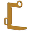 Narrow Coil Lifter - 1 Ton Cap., 8" Max Coil Width
