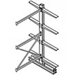 Cantilever Rack Double Sided Adder - 12'H x 6'W - (8) 36" Arms 2,750 lb. Cap. ea.