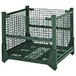 Wire Mesh Hold & Fold Container - 45" x 48" x 42"