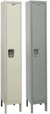 Hallowell Quiet Locker - Single Tier, 1-Wide, 12"w x 15"d x 78"h