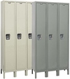 Hallowell Quiet Locker - Single Tier, 3-Wide, 15"w x 15"d x 78"h - Assembled