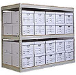 Record Storage Shelving - 42"w x 30"d x 60"h Starter w/ 3 Shelves