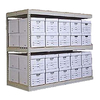 Record Storage Shelving - 69"w x 15"d x 60"h Adder w/ 3 Shelves