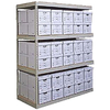Record Storage Shelving - 42"w x 15"d x 84"h Adder w/ 4 Shelves