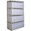 Record Storage Shelving - 42"w x 30"d x 108"h Starter w/ 5 Shelves