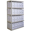 Record Storage Shelving - 69"w x 15"d x 108"h Adder w/ 5 Shelves