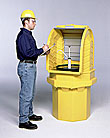 Drum Storage Compartment, Hard-top, 1-Drum w/ Drain