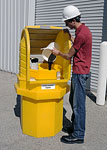 Paint Waste Collection Center - Hard-top, 36" x 36" x 66", 70 Gal. Capacity