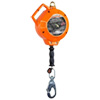 Self Retracting Fall Protection Lanyard, 30' Cable, 420 lb. Capacity, ANSI Class B