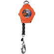 Self Retracting Fall Protection Lanyard, 20' Cable, 420 lb. Capacity, ANSI Class A & B