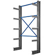I-Beam Cantilever Bracing Kit for 192"H Column - 72"W
