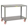 Mobile Table - 1,000 lb. Capacity, 2 Shelves, 18"W x 32"L x 34"H