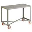 Mobile Table - 1,000 lb. Capacity, 1 Shelf, 18"W x 32"L x 34"H