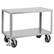 Mobile Table - 5,000 lb. Capacity, 2 Shelves, 30"W x 48"L x 36"H