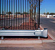 Highway Style Guardrail - Round Ends  - 28'L x 16-1/2"H x 12"D