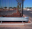 Highway Style Guardrail - Flared Ends  - 53' 6"L x 16"H x 9"D