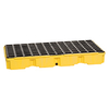 Spill Control Modular Platform, 2 Drum - Yellow, with Drain