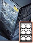 Cylinder Safety Cabinet - 30"w x 32"d x 49-1/2"h - 6 Horiz. LPG Tanks
