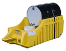 Drum Spill Containment Caddy, Outdoor, Yellow