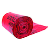 100 red liner bags, 11 microns thick, for Biohazard Waste Cans