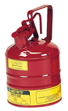 Type I Red Flammables Safety Can, 1-gal., 9.5" x 11"