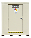2-Hour Fire Rated Outdoor Safety Locker - 12 Drum Capacity, 88"W x 119"D x 99"H