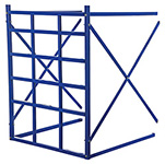 Horizontal Bar & Pipe Storage Rack - Pigeonhole Style, Adder, 48"W x 48-1/2"D x 60"H