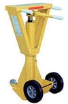 Stabilizing Trailer Jack - Beam Top Plate, Ratchet Lift