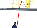 Optional LedgeGuard Ground Pole