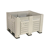 Bulk Bin - 48"W x 40"D x 31"H, Vented, Shortside Runners