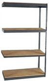 Long Span Shelving, 60" x 48" x 84", w/Decks, 900 Lbs. Cap. - Adder