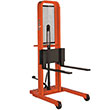 Manual Stacker - 64" Raised Ht. Forks, 1000 lb. Cap., 80" x 32" x 49"