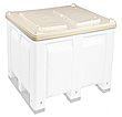 Bulk Bin Lid - 48"W x 48"D x 3"H, White
