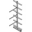 Cantilever Rack Double Sided Adder - 12'H x 4'W - (12) 36" Arms 1,200 lb. Cap. ea.