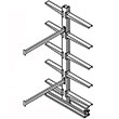 Cantilever Rack Double Sided Adder - 8'H x 4'W - (10) 24" Arms 2,000 lb. Cap. ea.