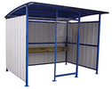 Smokers Outdoor Shelter, 120"W x 95-1/2"D x 90-1/16"H