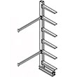 Cantilever Rack Single Sided Adder - 8'H x 4'W - (6) 36" Arms 1,200 lb. Cap. ea.