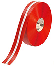Floor Tape - Red with White Center, 2-in. x 100-ft.