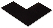 Floor Tape - Angle, Black 6 x 6 x 3-in., Box of 100