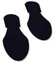 Floor Tape - Black Foot Print, Pack of 50