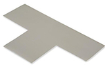 Floor Tape - T, Grey, 9-in. x 6-in. x 3-in., Box of 100