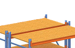 Wide Span Shelving Row Spacer - 2"w