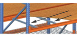 Wide Span Shelving Support Cross Bar - 24"d